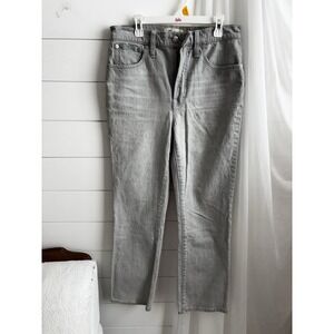 MADEWELL Slim Demi-Boot Jeans Dekalb Wash‎ GREY Size 27 0418